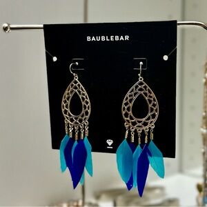 Baublebar Feathered dream catcher earrings